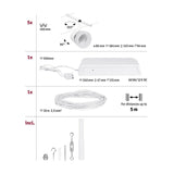 CorDuo Seilsystem Cone Basis-Set Weiß-Matt, Chrom  Paulmann   