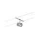 CorDuo Seilsystem Cup Basis-Set Chrom-Matt, chrom-matt Spot an Seilsystem, 5-fach Montage für Wand oder Decke