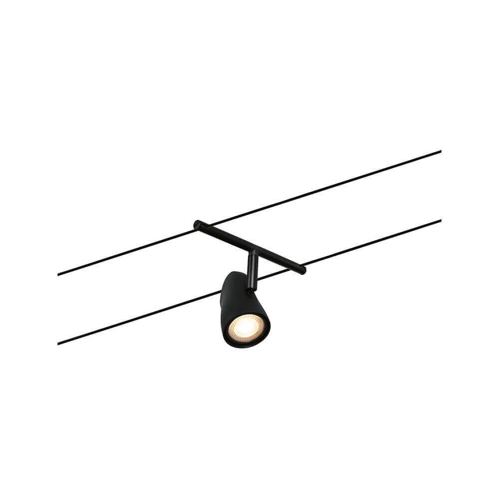 CorDuo Seilsystem Cup Basis-Set Schwarz-Matt, Chrom