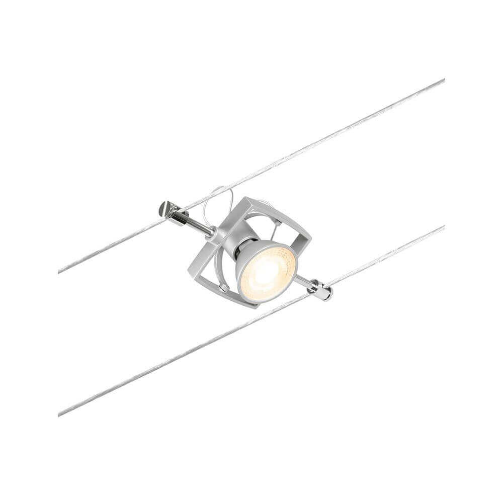CorDuo Seilsystem Mac II Einzelspot Chrom-Matt