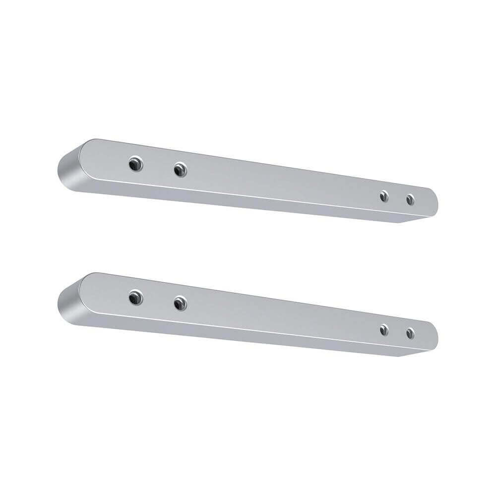 Corduo rope system mounting set bracket 2 Set Chrom-Matt