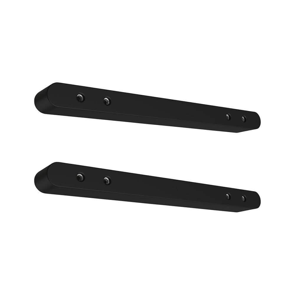 CorDuo Seilsystem Montageset Halterung 2er-Set Schwarz-Matt für die Installation von Seilsystemen.