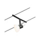 CorDuo Seilsystem Sheela 5-Spot Basis-Set Schwarz, Chrom mit individuellem Spot auf Seilsystem