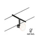 CorDuo Seilsystem Sheela Einzelspot Schwarz-Matt, Chrom