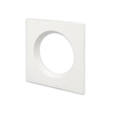 Tapa Sys-90 angular blanco empotrable para focos empotrables
