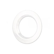 Recessed cover Sys-90 round white recessed for recessed spotlights, white metal ring for LED recessed light.
