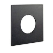 Cover für Einbaustrahler Sys-68 eckig Schwarz für Sys-68 Serie, schwarzes quadratisches Cover