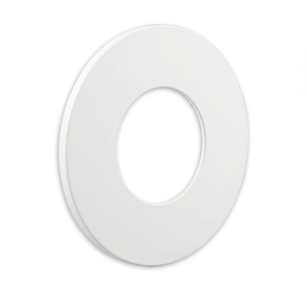 Täckning för installatören Sys-68 Round White