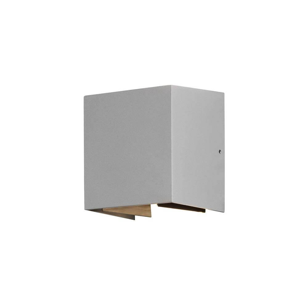 Cremona LED Außen-Wandlampe verstellbarer Lichtaustritt Grau in modernem Design.