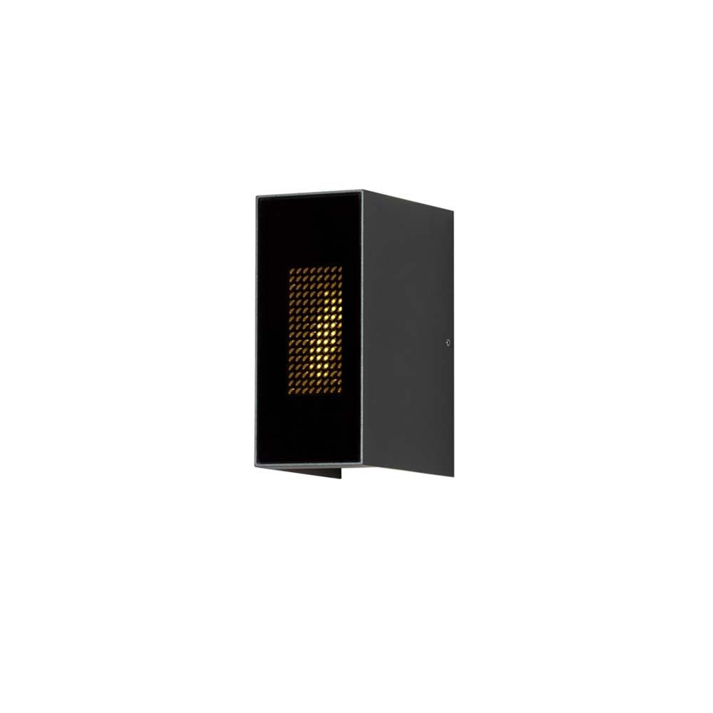 Cremona LED Außenwandlampe mit Flammen-Effekt, wahlweise steuerbar per Fernbedienung, modernes Design.