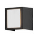 Cremona XL LED utendørs vegglampe, justerbar lysstråle, antrasitt, montert på veggen i elegant design.