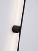 Cretel LED Wandleuchte 3000K Schwarz IP44 aus Aluminium, minimalistisches Design für modernes Wohnen.