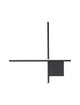 Cross LED Wandleuchte 50cm 2-flammig 2700K (2)