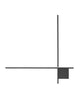 Cross LED Wandleuchte 80cm 2-flammig 2700K
