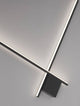 Cross LED Wandleuchte 80cm 2-flammig 2700K