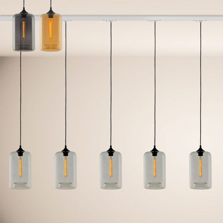 s.luce Cruet Up Lampe suspendue de table de salle à manger Rail monophasé Alimentation finale