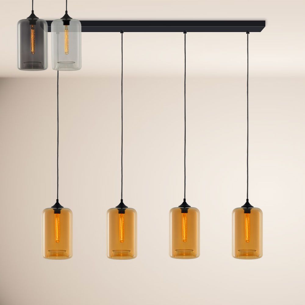 s.luce Galheteiro Candeeiro suspenso de mesa de jantar baixa 2 a 5 luzes 120cm