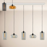 s.luce Galheteiro Candeeiro suspenso de mesa de jantar baixa 2 a 5 luzes 120cm