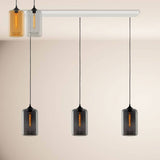 s.luce Candeeiro suspenso para sala de jantar Cruet Up 2 a 5 luzes 160cm