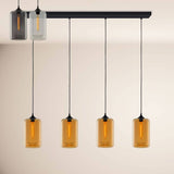 s.luce Candeeiro suspenso para sala de jantar Cruet Up 2 a 5 luzes 160cm