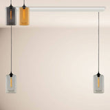 s.luce Candeeiro suspenso para sala de jantar Cruet Up 2 a 5 luzes 160cm