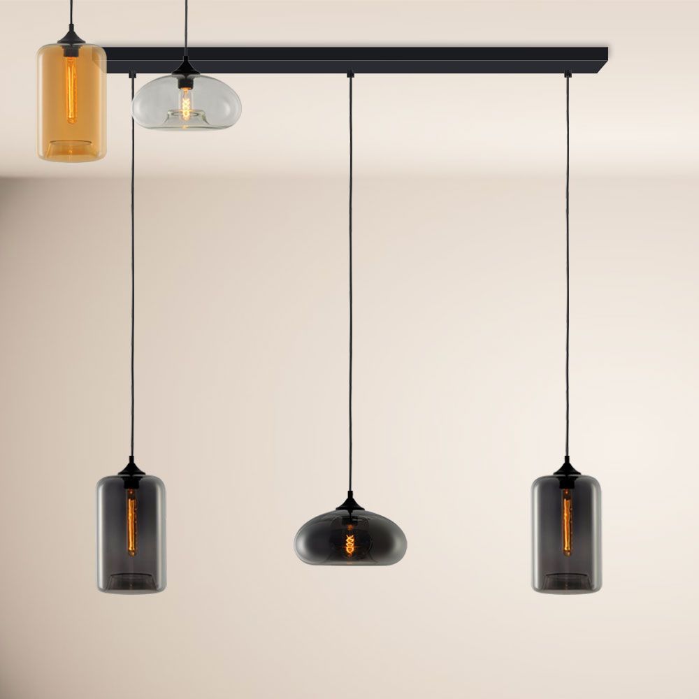 s.luce Candeeiro de sala de jantar Cruet 2 a 5 luzes 160cm