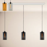 s.luce Luminária suspensa de mesa de jantar Cruet Up 2 a 5 luzes 120cm