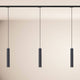 s.luce Crutch pendant lamp 1-phase track 200cm end feeder