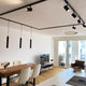 s.luce Crutch pendant lamp 1-phase track 200cm end feeder