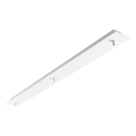 Cup loftskinne til 3 pendler, hvid, loftsrose i metal i hvid til tre lamper, fastgørelsesmateriale ikke inkluderet.