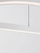 Alt Tag: Cuppe LED Pendelleuchte 3000K in schwarzem Aluminium mit schlankem Profil, warmweißes 3000K Licht und dünnem Aufhängeseil