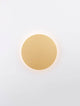Cyrcle LED Wandleuchte Ø 22cm 3000K in runder goldener Ausführung an der Wand.