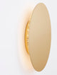 Cyrcle LED Wandleuchte Ø 22cm 3000K in gold, modernes Wandlicht mit warmem Licht.