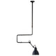 DCWéditions Gras N°312 L Deckenlampe mit Ausleger im minimalistischen Design, schwarz.