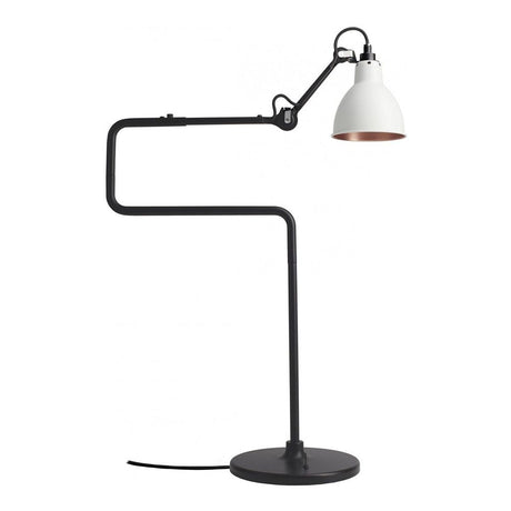 DCWéditions Gras N°317 Tischlampe mit Schirm schwenkbar in modernem Design mit flexibler Armführung.