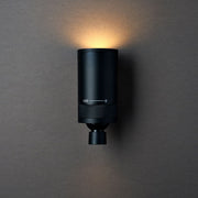 DCWéditions LED-Wandleuchte Vision 20/20 Omni 2-flammig Schwarz ohne Schalter, schwarze Leselampe mit warmem Licht