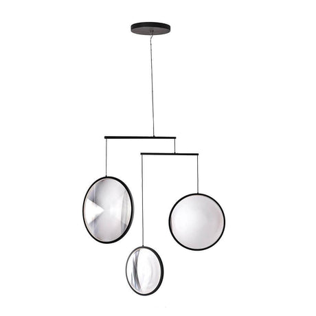 DCWéditions Focus LED pendellampe komposisjon med 3 lysende skiver i moderne design.