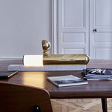 DCWéditions ISP LED Tischleuchte Marmor Messing
