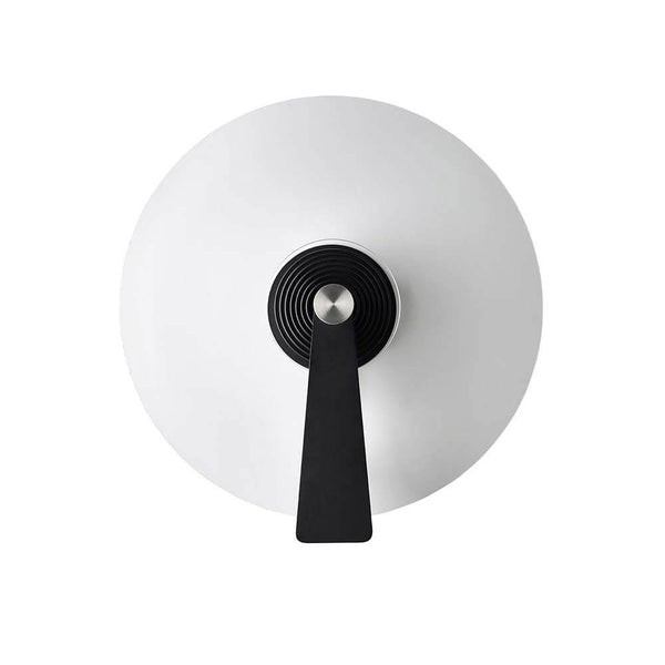 DCWéditions Pan LED Wandleuchte Weiß, runde dimmbare Wandleuchte mit 360° drehbarem Lichtstrahl