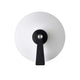 DCWéditions Pan LED Wandleuchte in Weiß, runde Form mit dimmbarem Licht und 360° verstellbarem Strahl.
