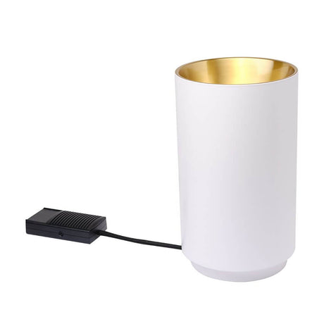 DCWéditions Tobo steel floor lamp Ø 14 cm with integrated dimmer, modern design and warm light.
