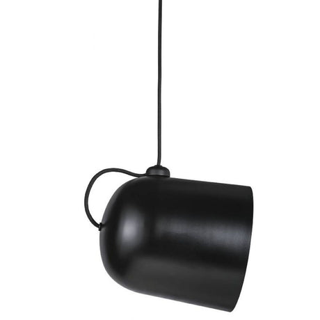 LED Pendelleuchte Angle Schwarz in modernem Design, ideal für Schlafzimmer und Wohnbereich.