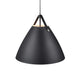 Pendellampe Strap 68 Schwarz mit modernem Design und elegantem Schwarz-Ton.