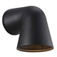 Wand-Außenleuchte Front Single IP44 Schwarz in elegantem Design aus Aluminiumguss.
