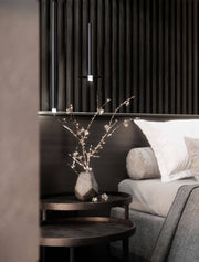 Dandia LED Pendelleuchte Ø 16,5cm 3000K Schwarz für moderne, elegante Wohnräume mit warmem Licht