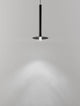 Dandia LED Pendelleuchte Ø 16,5cm 3000K Schwarz, moderne Pendellampe in Schwarz mit warmem Licht.