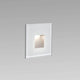 Dart-1 LED Outdoor Wandeinbaulampe IP65, elegante Einbauleuchte mit Glasdiffusor für Außenbereich.