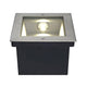 Dasar LED Square Bodeneinbauleuchte asymmetrisch Edelstahl 4000K