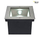 Dasar LED Square Bodeneinbauleuchte asymmetrisch Edelstahl 4000K
