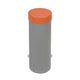 Dasar Premium Dn160 Bodeneinbauhülse mit Deckel in grau und orange, ideal für das Einbauen der Leuchte.